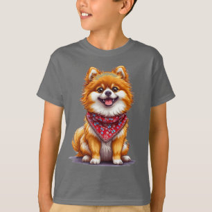 Hübscher Pomeranian-Hund T-Shirt