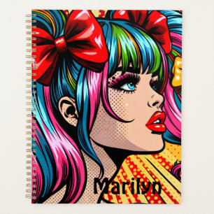 Hübscher Pop Art Comic Giro del Malcantone Persona Planer