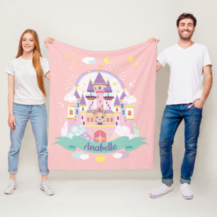 Hübscher Prinzessin Personalisiert rosa Fleecedecke
