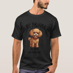 Hübscher Pudel - Lustiges Hundedesign für Tierlieb T-Shirt