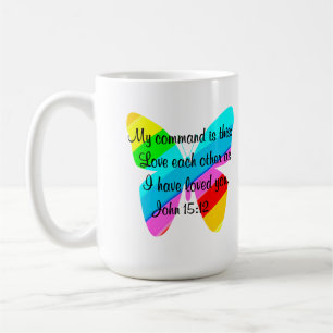 HÜBSCHER RAINBOW-BUTTERFLY TASSE