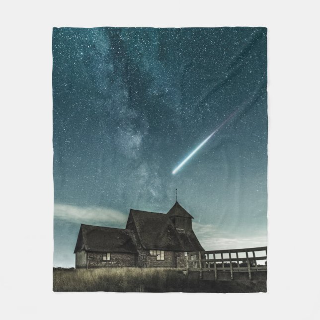 Hübscher Raum Fleecedecke (Vorderseite)