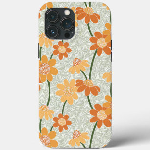 Hübscher Retro-Mutation der Blume der 1970er Jahre Case-Mate iPhone Hülle