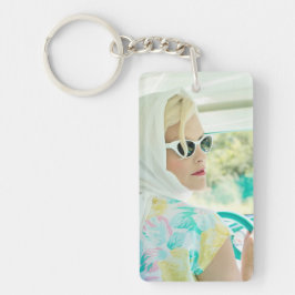 Hübscher Retro Summer Day Drive Schlüsselanhänger