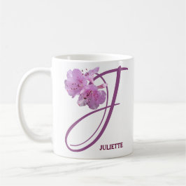 Hübscher rosa Blumenboho, individueller Juliettenn Kaffeetasse