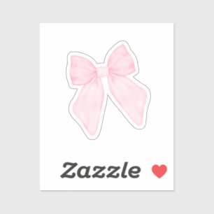 Hübscher rosa Bogen Aufkleber