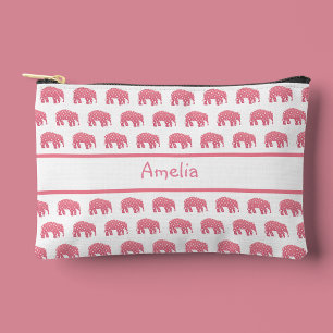 Hübscher Rosa Elefant Elefant  Zubehörtasche