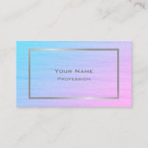 Hübscher, rosa Farbverlauf Texturierte Silberrahme