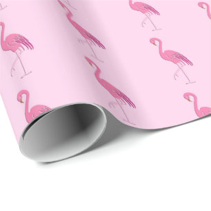 Hübscher rosa Flamingo Geschenkpapier