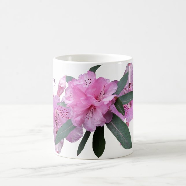 Hübscher rosa Frühling, Blütenblüte Kaffeetasse (Mittel)