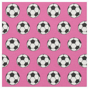 Hübscher rosa Fußballball Stoff