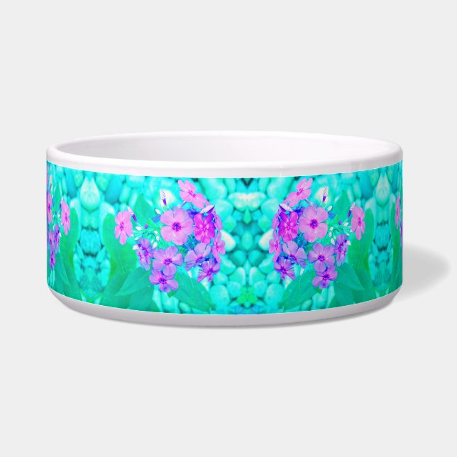 Hübscher Rosa Garten Phlox Blume Aquamarine Napf (Rechts)