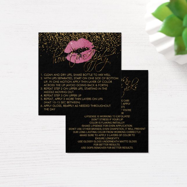 Hübscher rosa Glitzer Lips Anwendungshinweise (Schreibtisch)