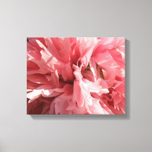 Hübscher rosa Mohn Leinwanddruck