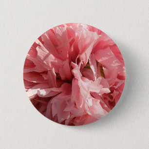 Hübscher rosa Mohnknopf Button