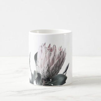 Hübscher rosa Protea Kaffeetasse