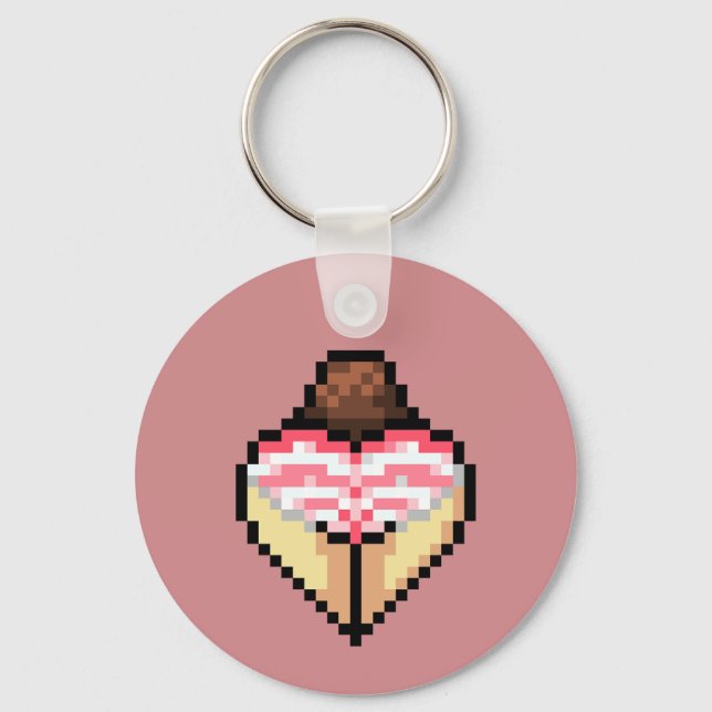 Hübscher Rosa-Shimapan-Schlüsselanhänger Schlüsselanhänger (Vorderseite)