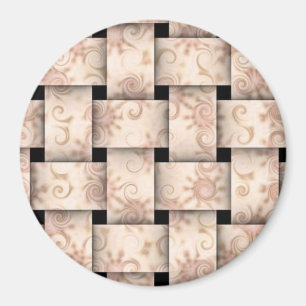 hübscher rosa Webermagnet Magnet