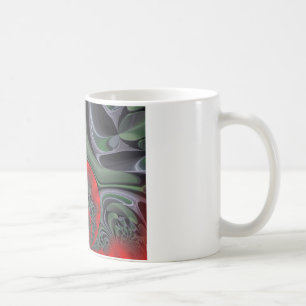 Hübscher roter Aurora-Kunstprint Tasse