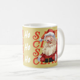 Hübscher Santa Claus Cooler Text Rot Traditionell Kaffeetasse