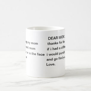 Hübscher Schlag ins Gesicht Muttertag Kaffeetasse