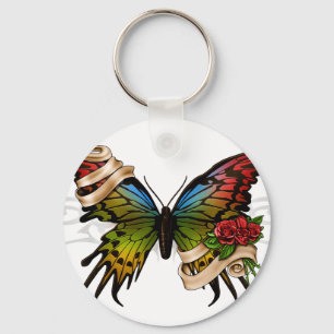 Hübscher Schmetterling Schlüsselanhänger