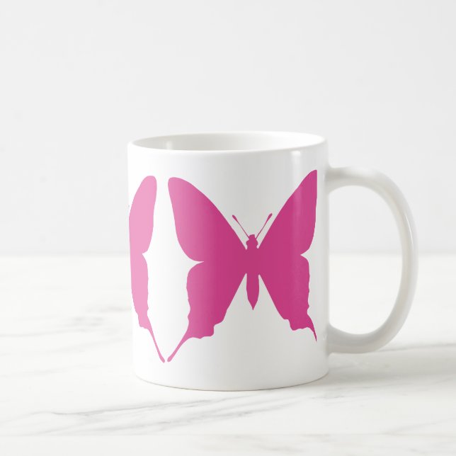Hübscher Schmetterlinge Becher Kaffeetasse (Rechts)
