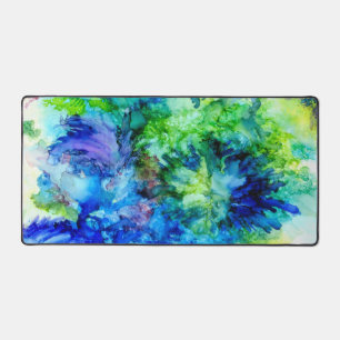 Hübscher Schreibtischblotter. Helle Alkoholtinten  Schreibtischunterlage