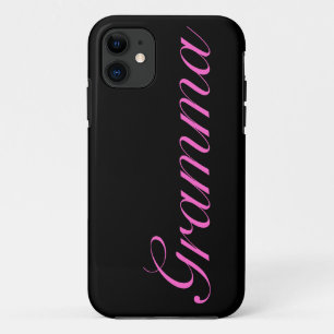 Hübscher schwarzer gramma iphone Kasten Case-Mate iPhone Hülle
