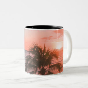 Hübscher Seeverkehr Zweifarbige Tasse