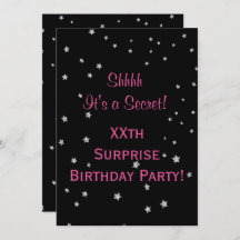 Hübscher Silberstars Überraschung Geburtstag