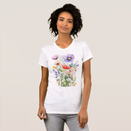 Hübscher Sommer-Blumenentwurf T-Shirt