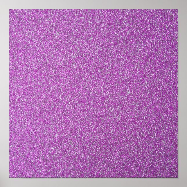Hübscher sparkle Hintergrund individuell anpassbar Poster (Vorne)