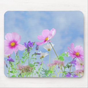 Hübscher Spring Wild Blume Mouse Pad Mousepad