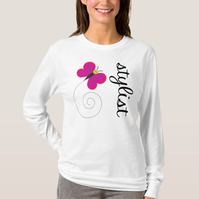 Hübscher Stylist-T - Shirt (Vorderseite)