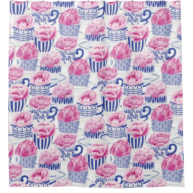 Hübscher Tee Duschvorhang (Vorderseite)