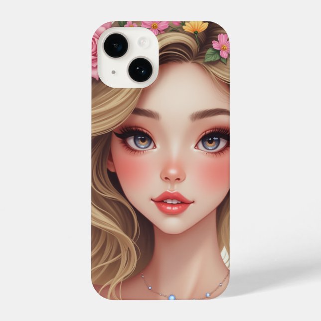 hübscher Telefonkasten iPhone Hülle (Rückseite)