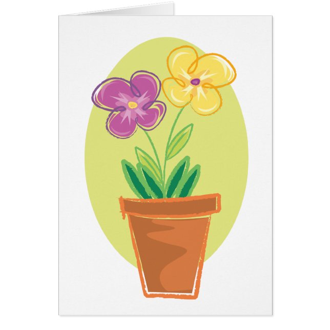 Hübscher Topf Blumen (Vorne)