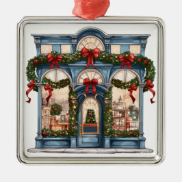 HÜBSCHER VERZIERTER URLAUB CHRISTMAS STOREFRONT ORNAMENT AUS METALL