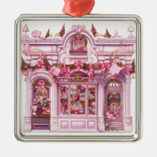 HÜBSCHER VERZIERTER URLAUB CHRISTMAS STOREFRONT ORNAMENT AUS METALL