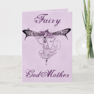 Hübscher Vintager Fairy Decal Karte