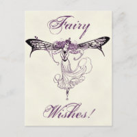 Hübscher Vintager Fairy Decal