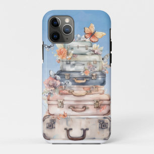 Hübscher Vintager Kofferkasten mit Blumenmuster Case-Mate iPhone Hülle