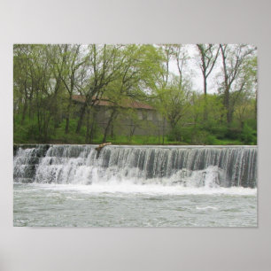 Hübscher Wasserfall Poster