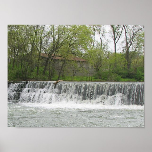 Hübscher Wasserfall Poster (Vorne)