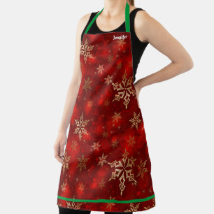 Hübscher Weihnachtsurlaub Schürze Individuelle Nam