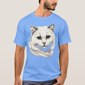 HÜBSCHER WEISER KATZE T-Shirt