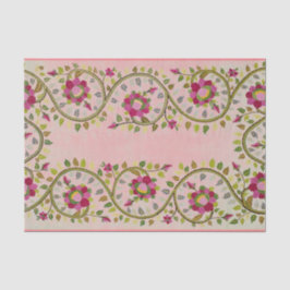 HÜBSCHER William Morris PINK FLORAL TISSUPAPIER Seidenpapier