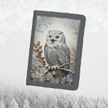 Hübscher Winterschnee Tri-fold Geldbeutel<br><div class="desc">Erleben Sie Ihren Stil mit der ruhigen Schönheit der Hübschen White Snowy Owl Winter Trifold Wallet. Dieses exquisite Accessoire besticht durch die Eleganz der Saison und die schneeweiße Eule inmitten einer winterlichen Landschaft. Mit sorgfältiger Detailliertheit und einer Touch von saisonalem Charme, organisiert dieses dreiseitige Portemonnaie nicht nur das Wesentliche, sondern...</div>
