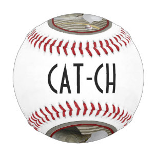 Hübscher Witz "Katz-ch-Katze" Baseball